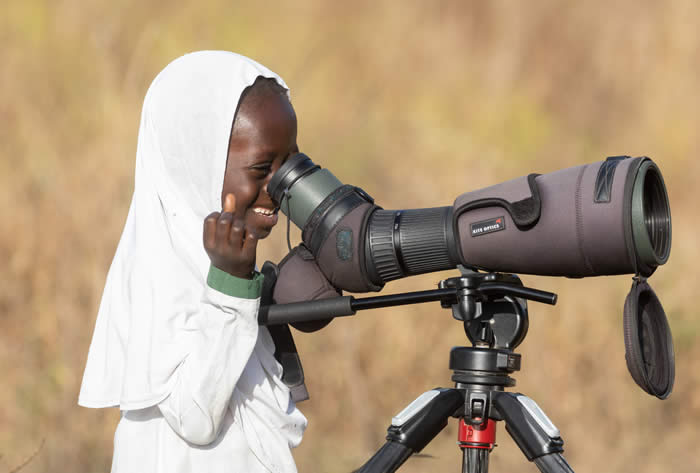 Watching marabou storks (Mark Howarth)