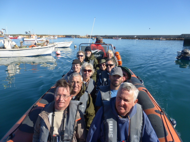 Honeyguide group on pelagic trip