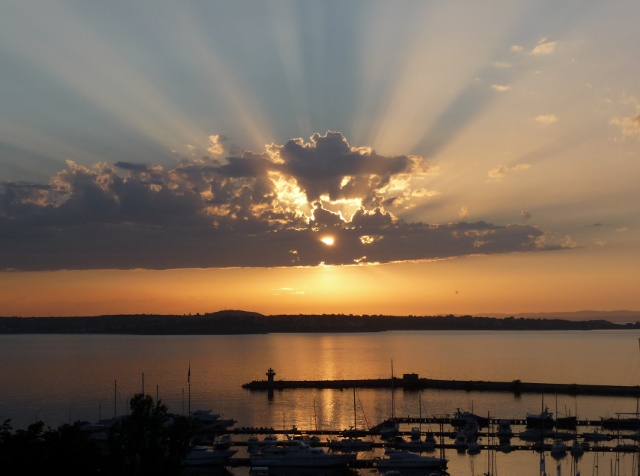 sunset at Sozopol