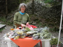 Trigrad gorge herb stall