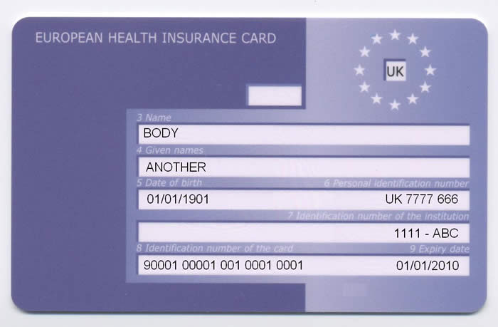 European Health Insurance Card