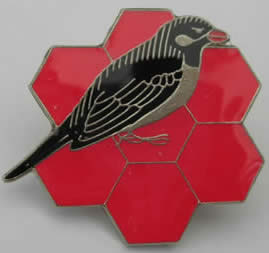 Honeyguide lapel badge