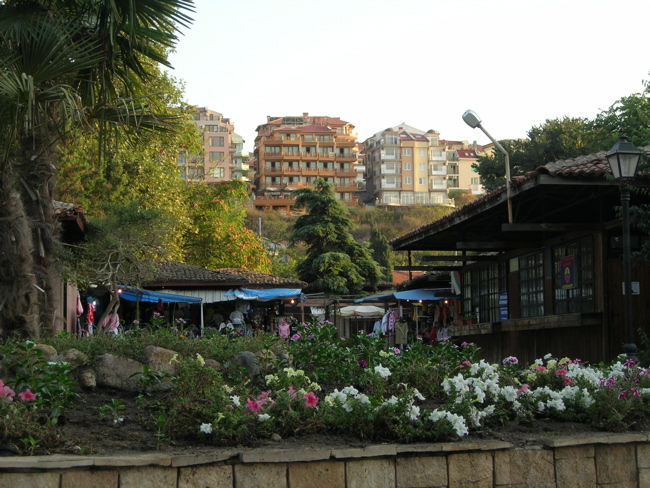 Hotel Kalithea (centre) from Sozopol